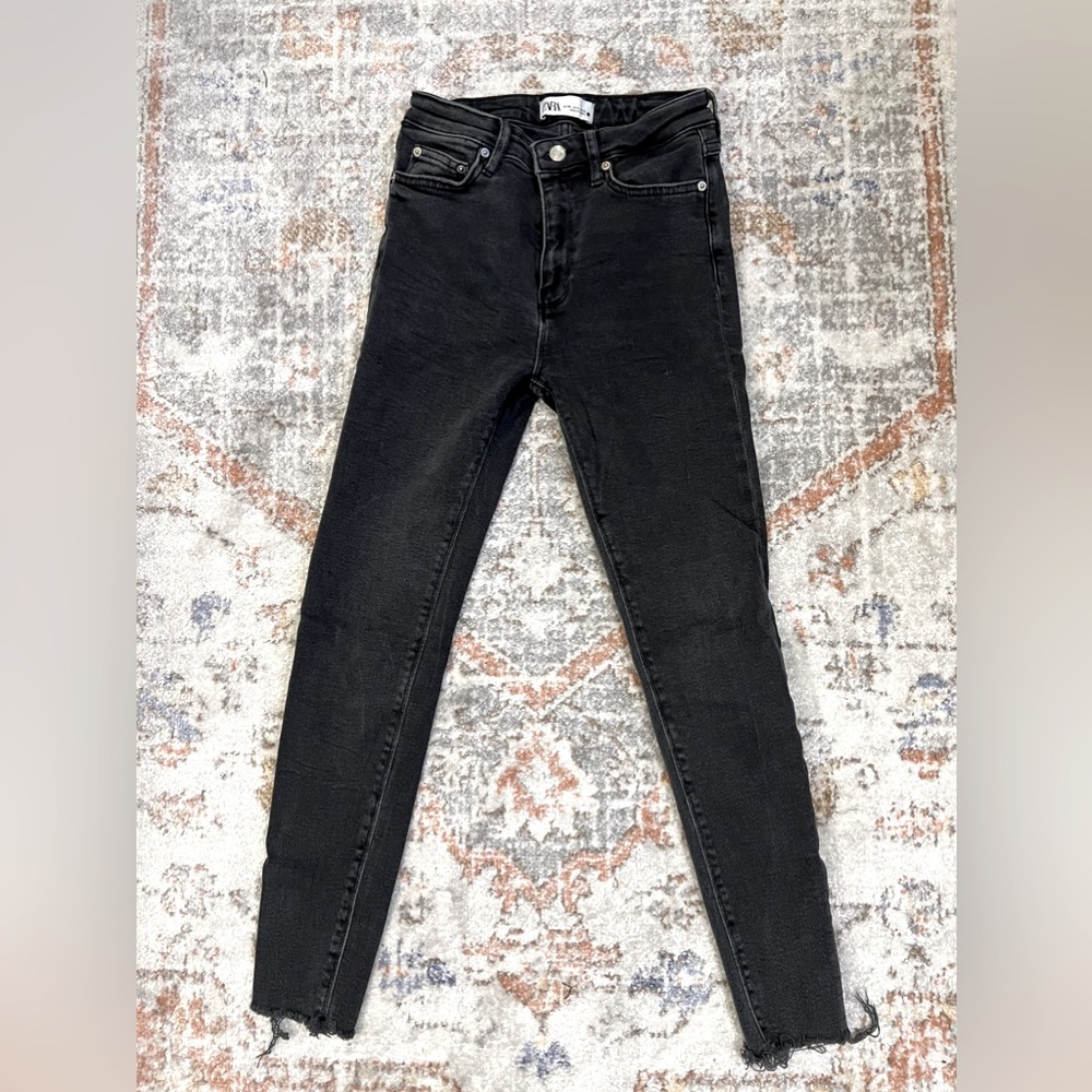 Zara high waisted skinny jeans